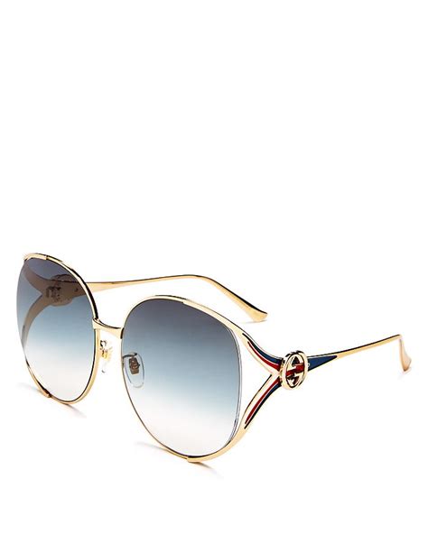 gucci round sunglasses with letters|gucci women's oversize round sunglasses.